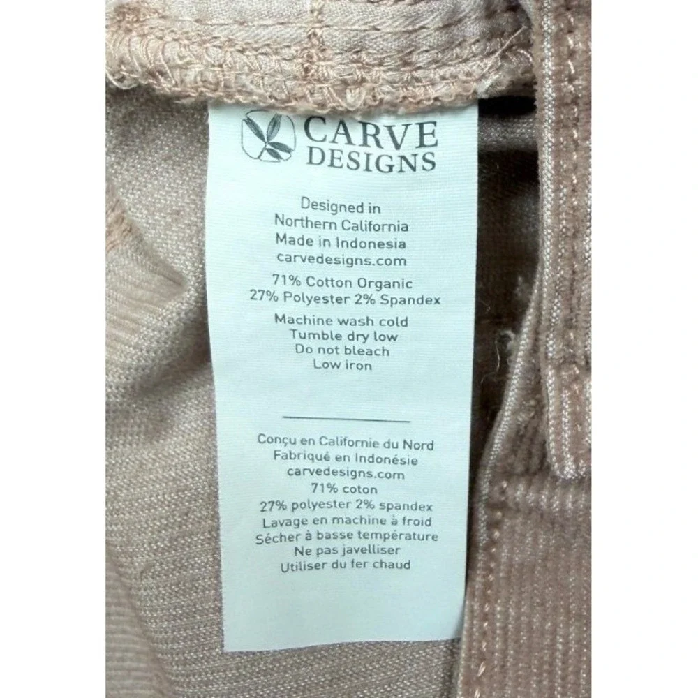 Carve Designs Mauve Pink Frayed Hem Women’s Shorts - Picture 5 of 10